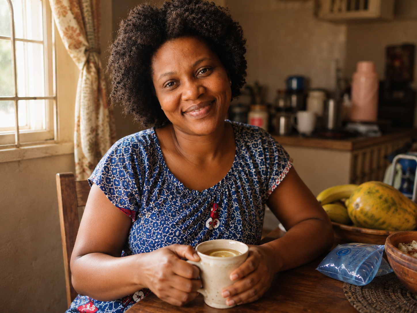 Adaeze at home
